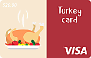 $20 Turkey Card