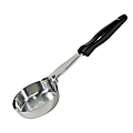 Vollrath Spoodle Solid Portion Spoon With Antimicrobial Protection, 6 Oz, Black