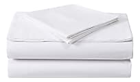 1888 Mills Lotus Extra-Wide Twin Flat Sheets, 72"x 120", White, Case of 24 1 thumbnail image