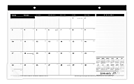 AT-A-GLANCE® Compact Desk Pad, 17-3/4" x 11", January To December 2021, SK1400