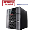 Buffalo TeraStation WS5420DN NAS Storage System - Intel Atom C3338 Dual-core (2 Core) 1.50 GHz - 4 x HDD Supported - 4 x HDD Installed - 32 TB Installed HDD Capacity - 8 GB RAM - Serial ATA/600 Controller 1 thumbnail image