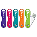 Lexar® JumpDrive® TwistTurn USB 2.0 Flash Drive, 16GB, Assorted Colors (No Color Choice)