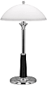Victory Light Executive Desk Lamp, 24"H, Frosted Glass Shade/Chrome Base