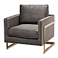 Baxton Studio 9783 Armchair, Gray 1 thumbnail image
