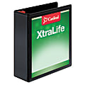 Cardinal® XtraLife™ Locking Slant-D® Ring 3-Ring Binder, 3" D-Rings, Black 1 thumbnail image