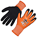 Ergodyne ProFlex 7551 Coated Waterproof Winter Work Gloves, A5 Cut Resistant, Medium, Orange