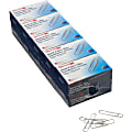 Officemate Giant Paper Clips - Jumbo - 2" Length x 0.5" Width - 1000 / Pack - Silver - Steel 1 thumbnail image
