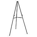 Quartet® Lightweight Telescoping Easel, Black Aluminum