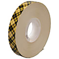 Scotch® 908 Adhesive Transfer Tape, 1" Core, 0.5" x 36 Yd., Clear, Case Of 6