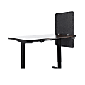 Lumeah Modesty Adjustable-Height Privacy Screen Cubicle Divider, 36"H x 23-1/2"W x 1"D, Ash 1 thumbnail image