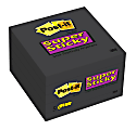 Post-it® Super Sticky Notes, 3" x 3", Black, 90 Sheets Per Pad, Pack Of 5 Pads, Black 1 thumbnail image