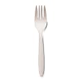 Dixie® Bulk Case Plastic Forks, White, Case Of 1,000