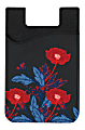 OTM Essentials Mobile Phone Wallet Sleeve, 3.5"H x 2.3"W x 0.1"D, Red Poppies, OP-TI-Z124A