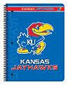 Markings by C.R. Gibson® Notebook, 8" x 10 1/2", 1 Subject, College Ruled, 140 Pages (70 Sheets), Kansas Jayhawks Classic 1