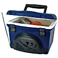 Cooler Box With AM/FM Radio, 8 1/2"H x 11 1/2"W x 9"D, Blue 1 thumbnail image