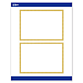 Avery® Printable Invitation Cards With Sure Feed®, S00-DJJ-PRMWC10, 5" x 7", Matte White, Preprinted Gold Beads Design, Pack Of 20 1 thumbnail image