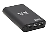 Tripp Lite Portable USB Battery Charger Mobile Power Bank 10,050 mAh USB-IF - Black 1 thumbnail image