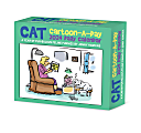 2024 Willow Creek Press Page-A-Day Daily Desk Calendar, 5" x 6", Cat Cartoon A Day, January To December