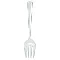 Amscan Plastic Serving Forks, 9-3/4"H x 2-1/5"W x 1"D, Clear, Set Of 23 Forks 1 thumbnail image