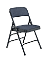 National Public Seating 2300 Series Fabric-Upholstered Triple-Brace Folding Chairs, Imperial Blue, Pack Of 52 Chairs