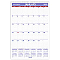 2025 AT-A-GLANCE® Monthly Wall Calendar, 20" x 30", Traditional, January 2025 To December 2025, PM428