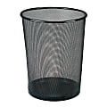 Office Depot® Brand Black Mesh Wastebasket