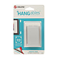 VELCRO® Brand HANGables™ Removable Wall Fasteners, 3" x 1.75", White, Pack Of 4 Strips