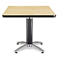 OFM Multipurpose Table, Square, 36"W x 36"D, Oak