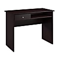 Bush Furniture Cabot 40"W Writing Desk, Espresso Oak, Standard Delivery
