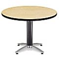 OFM Multipurpose Table, Round, 42"W x 42"D, Oak