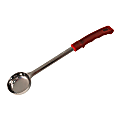 Winco Solid Portion Spoon, 2 Oz, Red