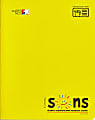 SONS System Journal-Style Notebooks, 9-3/4" x 7-1/2", 1 Subject, Primary Rule, 200 Sheets, Yellow 1 thumbnail image
