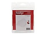 Badgy - Polyvinyl chloride (PVC) - 30 mil - white - 100 card(s) cards - for Badgy 100, 200, 1st Generation