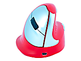 R-Go Sport Bluetooth Medium Vertical Ergo Mouse, Red
