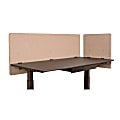 Luxor RECLAIM Acoustic Privacy Desk Panels, 60"W, Desert Sand, Pack Of 2