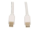 Eaton Tripp Lite Series Mini DisplayPort Cable, 4K 60Hz (M/M), White, 10 ft. (3.05 m) - DisplayPort cable - P584010 1 thumbnail image