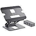 j5Create Multi-Angle 4K Docking Stand, 11.4"H x 8.9"W x 2.1"D, Space Gray, JTS327 1 thumbnail image