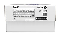 Xerox® Bold Digital™ Coated Satin Printing Paper, Tabloid Extra Size (18" x 12"), 94 (U.S.) Brightness, 100 Lb Text (144 gsm), FSC® Certified, 400 Sheets Per Ream, Case Of 3 Reams