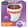 Dunkin' Donuts® Milk Chocolate Hot Cocoa Single-Serve K-Cup®, Box Of 22