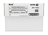 Xerox® Bold Digital™ Coated Satin Printing Paper, Letter Size (8 1/2" x 11"), 94 (U.S.) Brightness, 100 Lb Cover (280 gsm), FSC® Certified, 250 Sheets Per Ream, Case Of 6 Reams