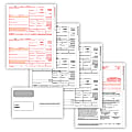 ComplyRight™ 1099-INT Tax Forms Set, 4-Part, Copies A, B, C, Laser, 8-1/2" x 11", Pack Of 100 Forms and Envelopes 1 thumbnail image