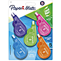 Paper Mate® Liquid Paper® DryLine® Mini Fashion Correction Tape, 1 Line x 196", Assorted Fashion Colors, Pack Of 5