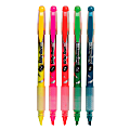 BIC® Z4™ Liquid Brite Liners™, Assorted Colors, Pack Of 5