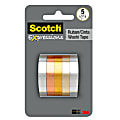 Scotch® Expressions Washi Tape, 0.27" x 5.46 yd., Metallic, Pack Of 5