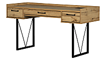 South Shore Finneas 60"W Computer Desk, Nordik Oak