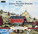 LANG Monthly Wall Calendar, 13 3/8" x 12", Linda Nelson Stocks, January-December 2016