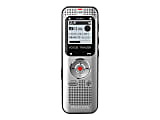Philips Voice Tracer DVT2000 - Voice recorder - 4 GB - black, metal aluminum light silver front 1 thumbnail image