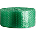 Sparco 300' Recycled Bubble Cushioning - 12" Width x 300 ft Length - 0.2" Bubble Size - Eco-friendly, Flexible, Lightweight - Green 1 thumbnail image