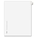 Avery Individual Legal Exhibit Dividers - Avery Style - 1 Printed Tab(s) - Digit - 101 - 1 Tab(s)/Set - 8.5" Divider Width x 11" Divider Length - Letter - White Paper Divider - Paper Tab(s) - 25 / Pack