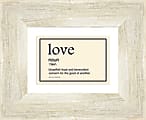 PTM Images Expressions Framed Wall Art, Love I, 9"H x 11"W, Driftwood